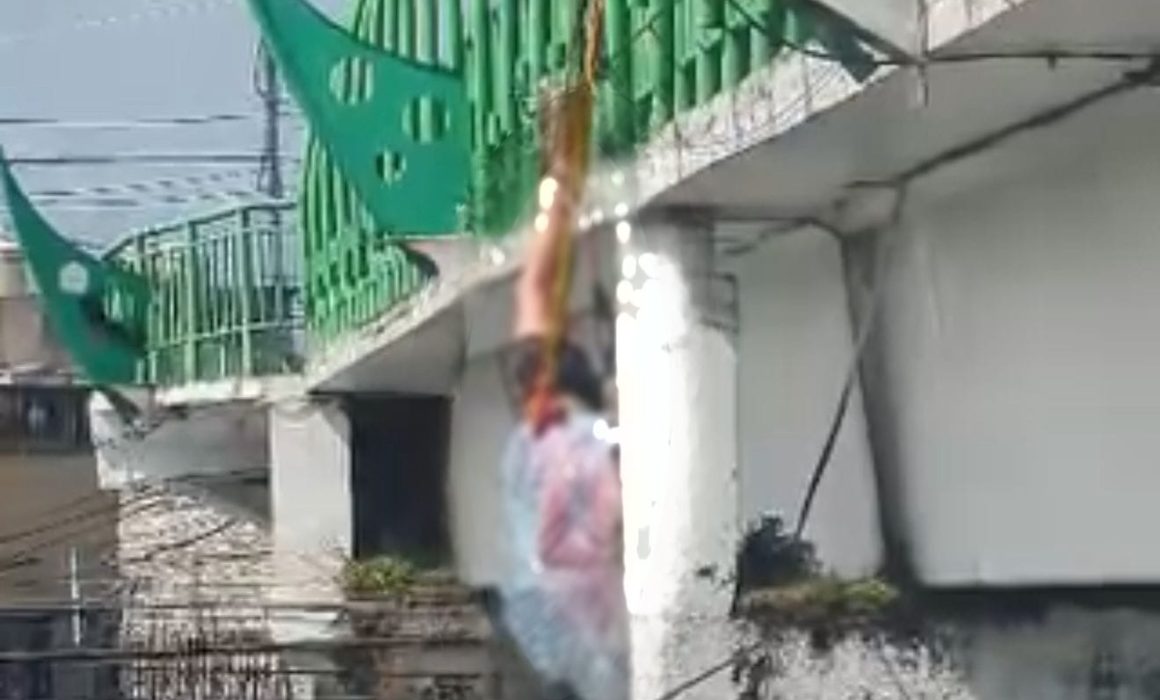 Estudiantes de la UAEMéx realizan impactante protesta artística en Toluca para exigir atención a sus demandas