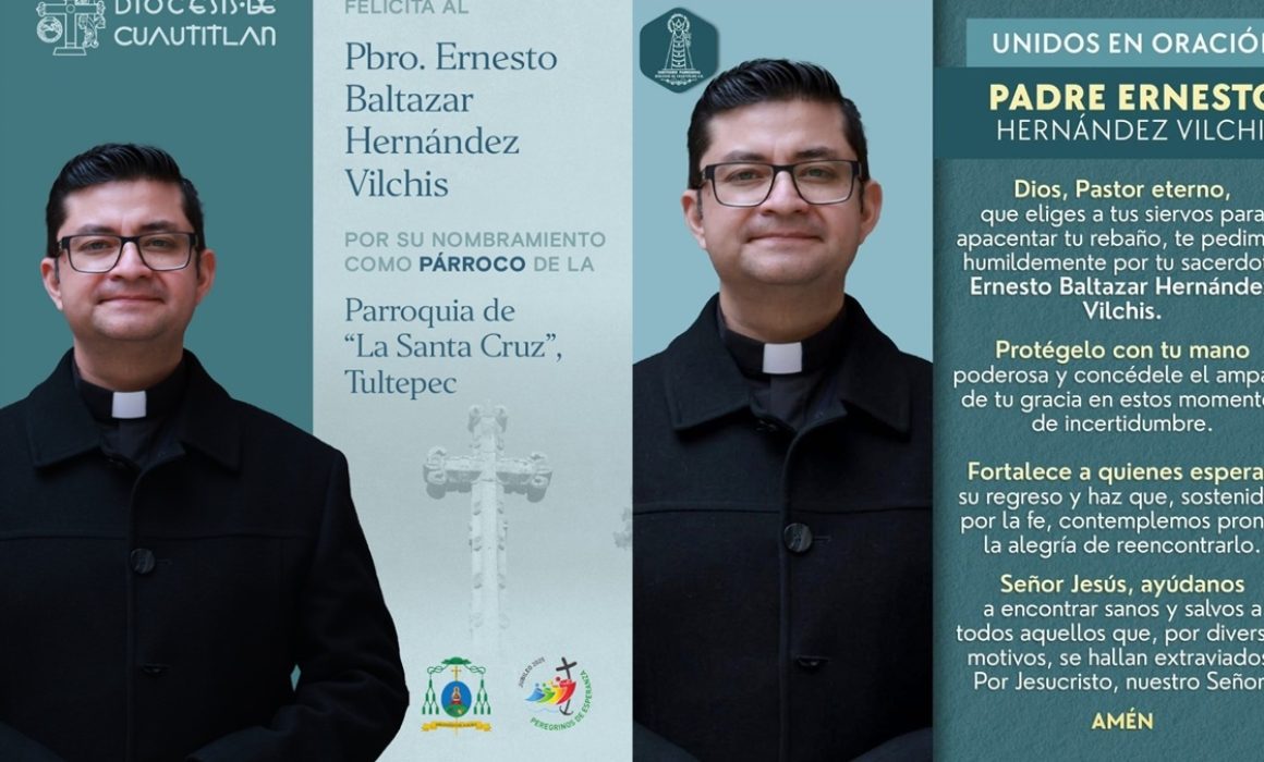 Familiares y comunidad llevan 9 días en búsqueda del sacerdote Ernesto Hernández en Tultepec