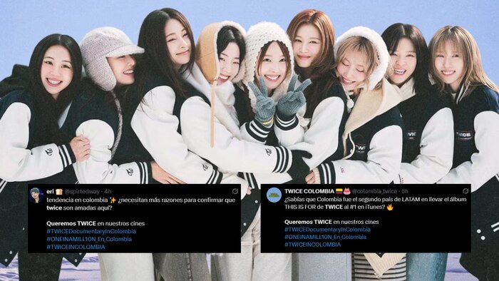 Fans en Colombia exigen estreno del documental de Twice tras exclusión oficial