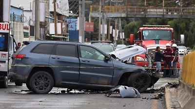 Fatal accidente en Metepec: conductor muere tras chocar contra puente en la carretera Toluca-Tenango