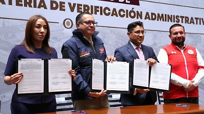 Firman en Toluca convenio para combatir corrupción en alrededor de 52 mil empresas