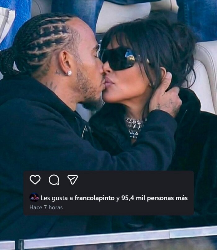Franco Colapinto reacciona a la cita entre Lewis Hamilton y Kim Kardashian en el Super Bowl 2026