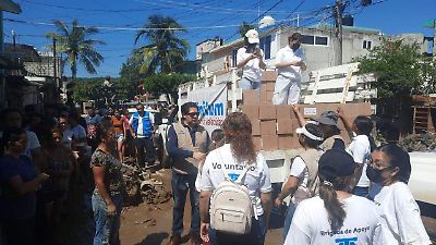 Fundaciones Carlos Slim y Telmex donan 30 toneladas de ayuda humanitaria a comunidades afectadas por lluvias en Veracruz
