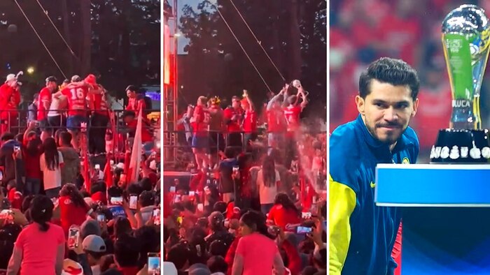 Futbolistas del Toluca se mofan del América y cantan “Mi Mayor Anhelo” durante sus festejos