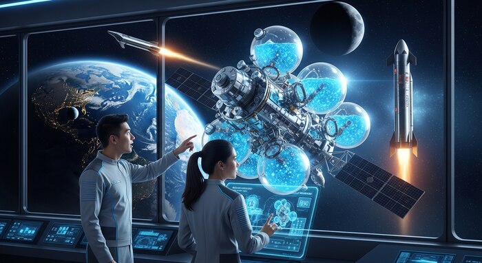 General Galactic desarrolla proyecto para usar agua como combustible en misiones espaciales con apoyo de SpaceX