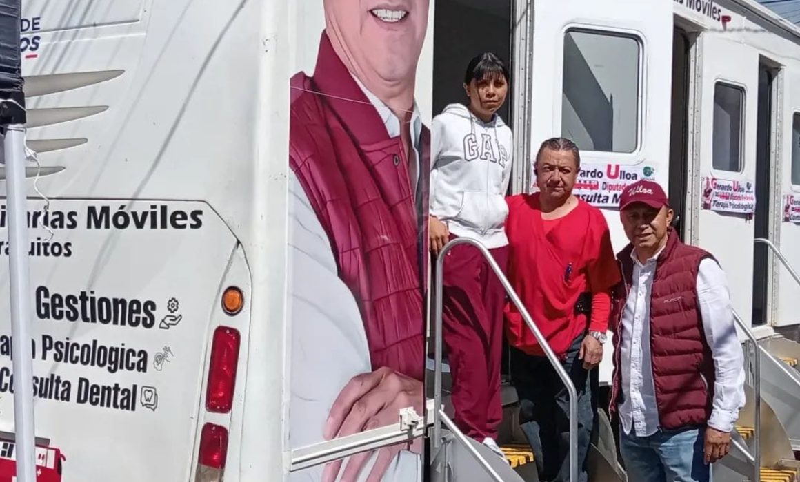 Gerardo Ulloa impulsa Jornadas Comunitarias Móviles para brindar atención médica gratuita en Nezahualcóyotl