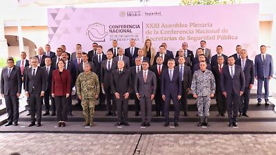 Gertz Manero exige a secretarios de seguridad del país asumir responsabilidades frente a la delincuencia