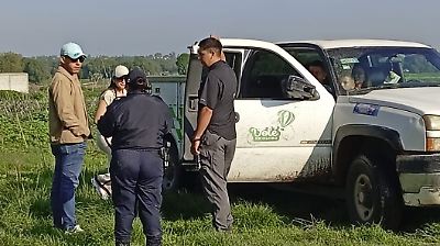 Globo aerostático de emergencia en Acolman tras ser arrastrado por el viento