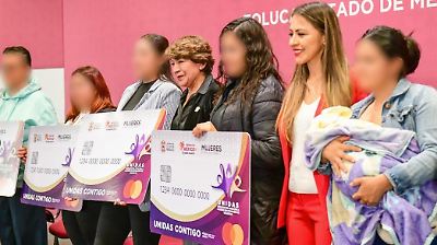 Gobernadora Delfina Gómez entrega más de mil tarjetas ‘UNIDAS Contigo’ a mujeres en municipios con Alerta de Violencia de Género en el Estado de México