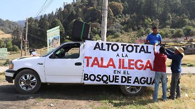 Gobernadora del Estado de México exhorta a la ciudadanía a apoyar la lucha contra la tala ilegal en Ocuilan