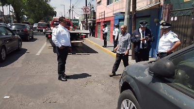 Gobierno de Toluca libera banquetas y carriles laterales de la avenida Salvador Díaz Mirón 