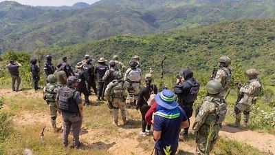 Gobierno del Edomex intensifica operativos en Texcaltitlán para localizar personas desaparecidas en Texcapilla