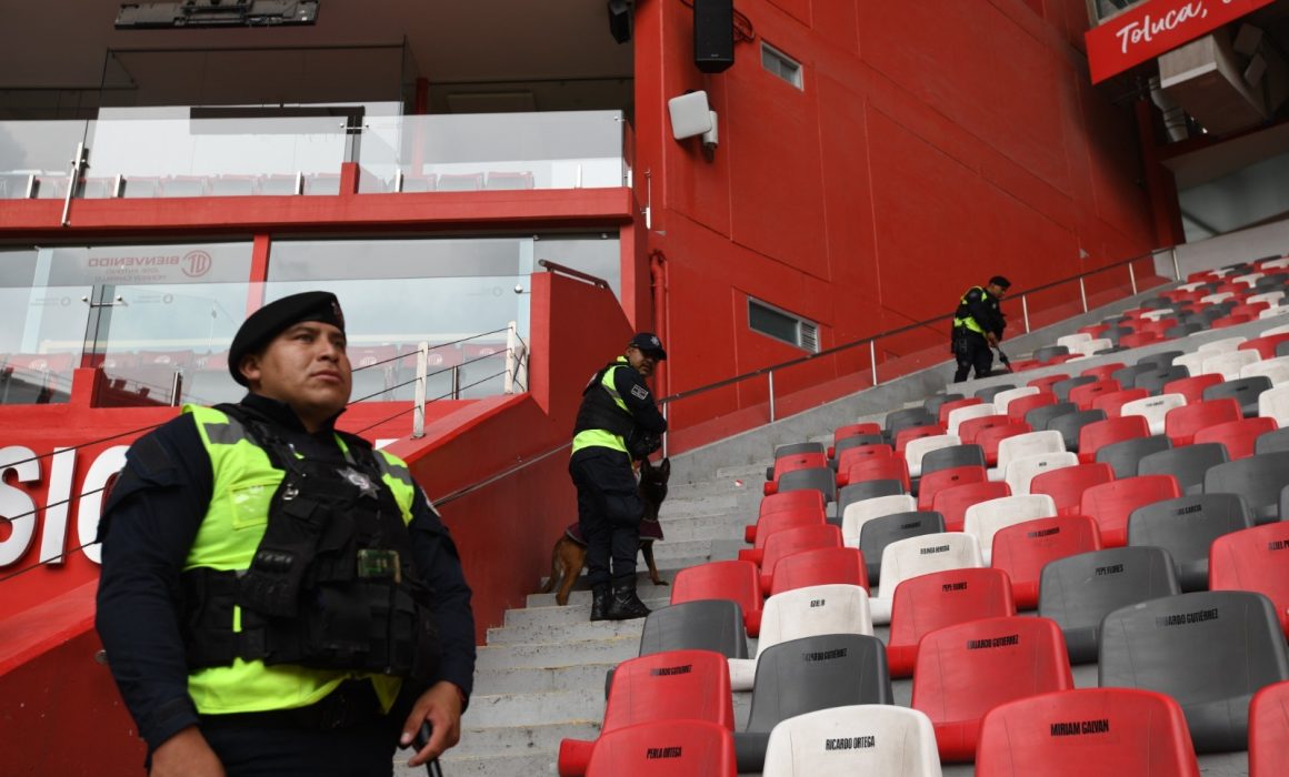 Gran despliegue de seguridad en el Toluca vs Pumas para garantizar un partido sin incidentes