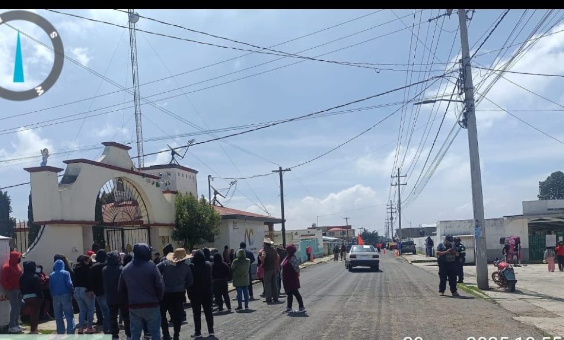 Gran operativo conjunto en comunidades de Almoloya de Juárez para combatir la delincuencia