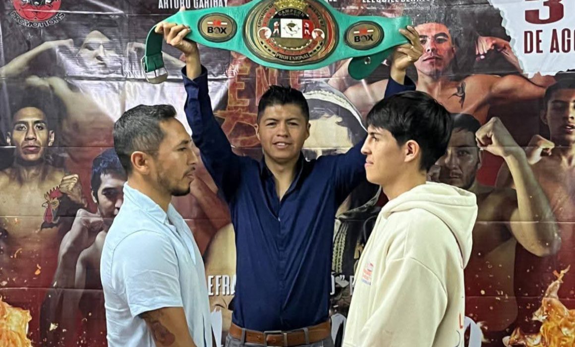 Gran pelea por el título nacional de Peso Mosca en Ecatepec este sábado 30 de agosto