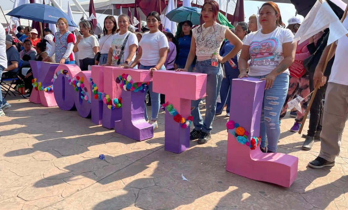 ¿Gran show o falsa ilusión? Miles acuden para apoyar a Xóchitl Flores, pero los problemas en Chimalhuacán siguen intactos