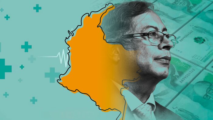 Gustavo Petro responde en defensa de su reforma a la salud ante críticas del periodista Gustavo Gómez