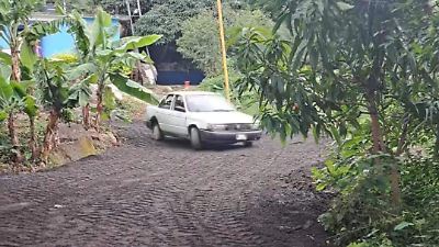 Habilitan camino alterno en Santo Tomás de los Plátanos tras socavón debido a tromba