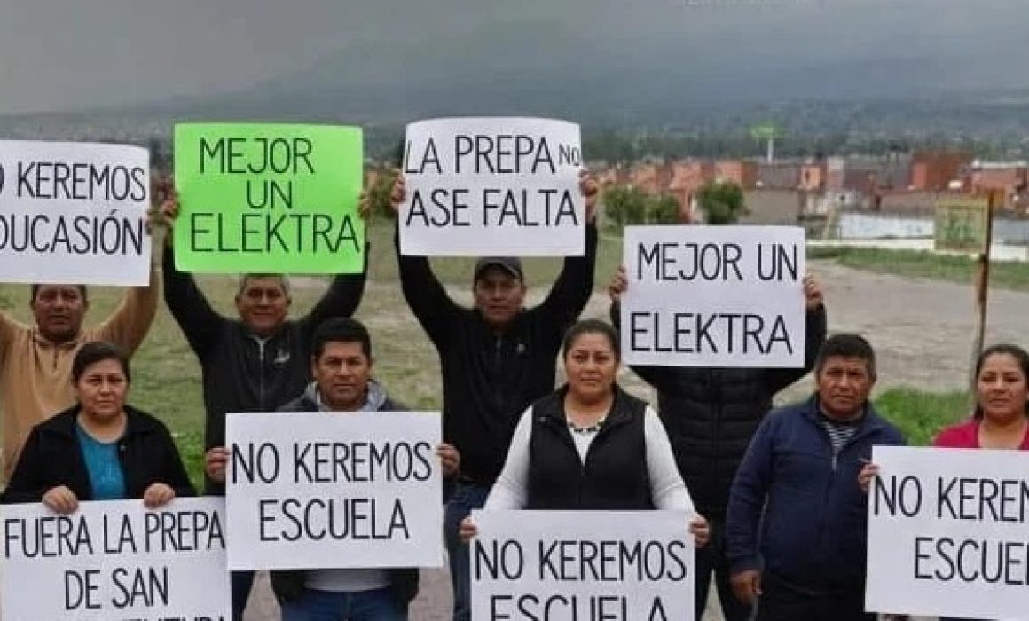 Habitantes de Ixtapaluca rechazan construcción de preparatoria en área verde