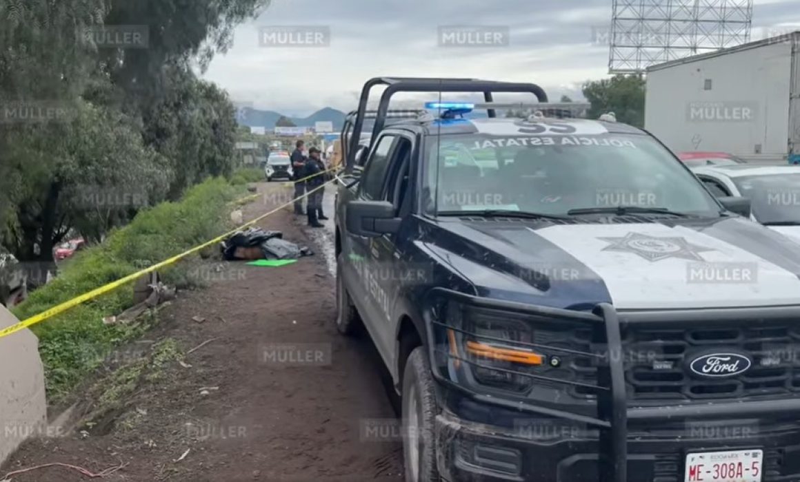 Hallan restos humanos en la carretera Texcoco-Lechería, Acolman