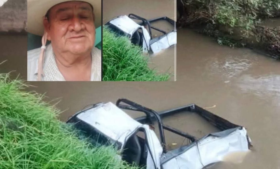 Hallan sin vida a hombre que cayó a río tras accidente en Ixtlahuaca