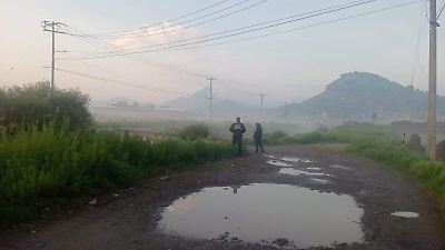 Hallan sin vida a un hombre en un camino rural en Toluca, posible primer homicidio de septiembre