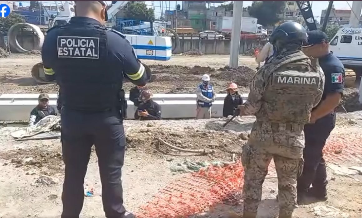 Hallan toma clandestina de hidrocarburo en Ecatepec; policía y autoridades aseguran la zona