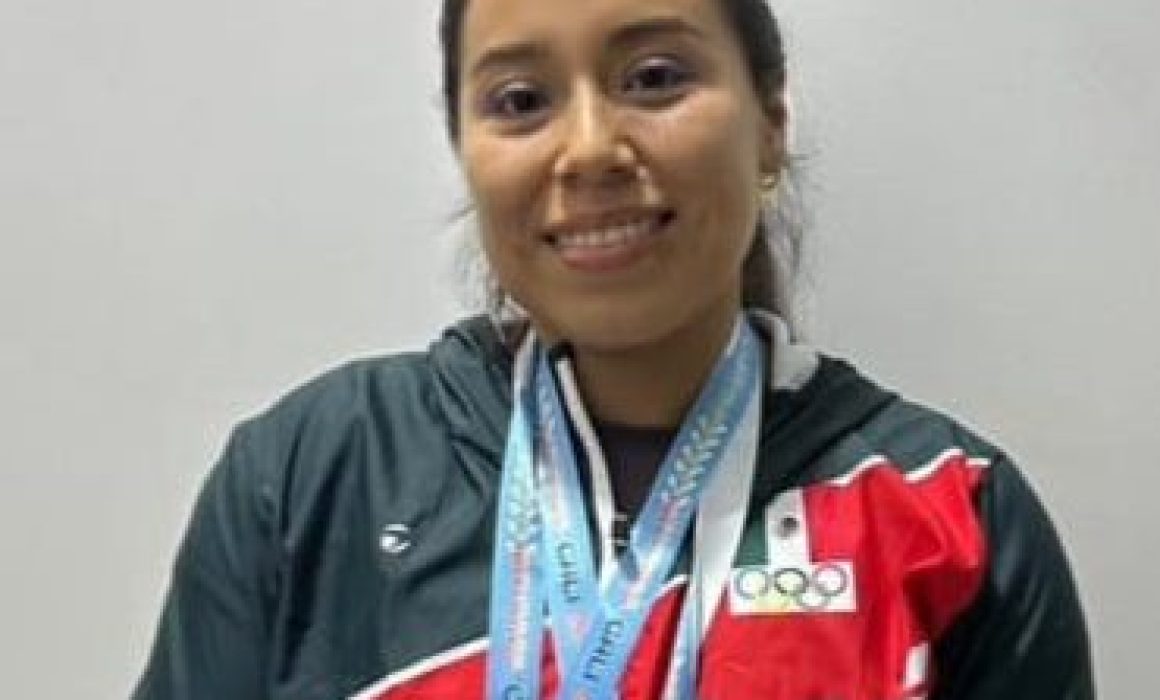 Halterista mexicana Dana Laura García Hernández conquista el bronce en el Panamericano de Levantamiento de Pesas en Cali
