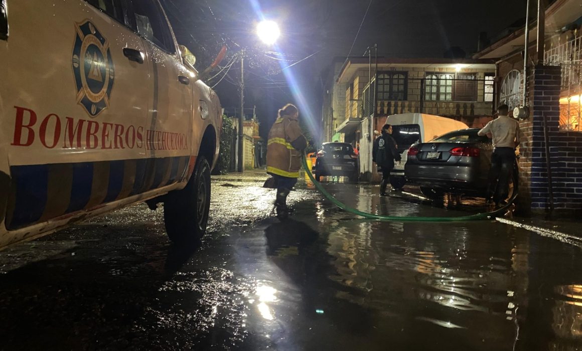 Huehuetoca activa comité Tláloc tras intensas lluvias que causan afectaciones