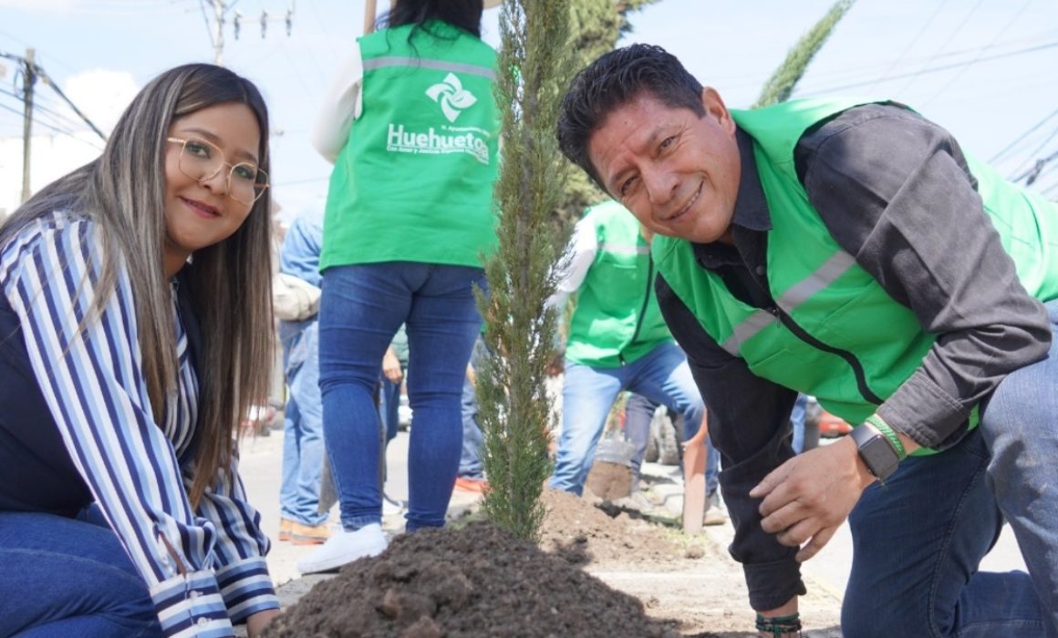 Huehuetoca realiza jornada de reforestación por el Día del Medio Ambiente