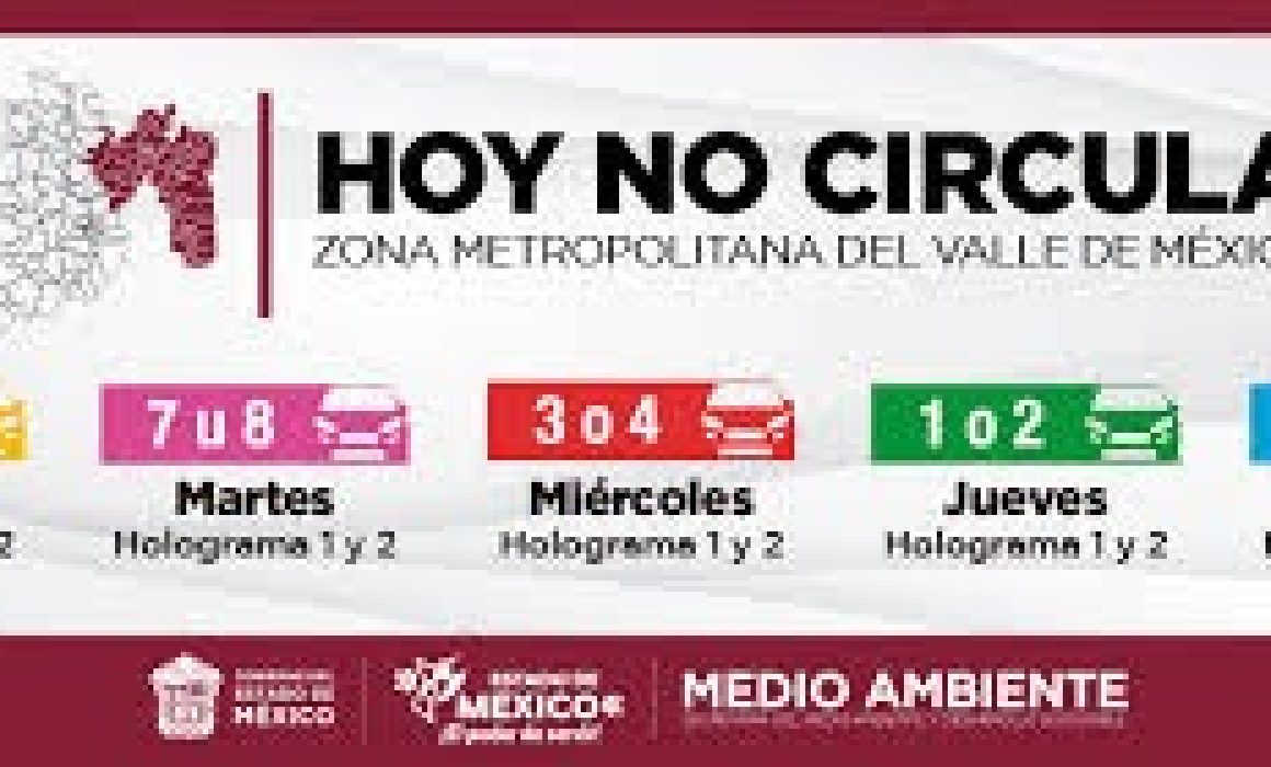 Huehuetoca y otros municipios del Estado de México serán considerados en el programa Hoy No Circula a partir de julio