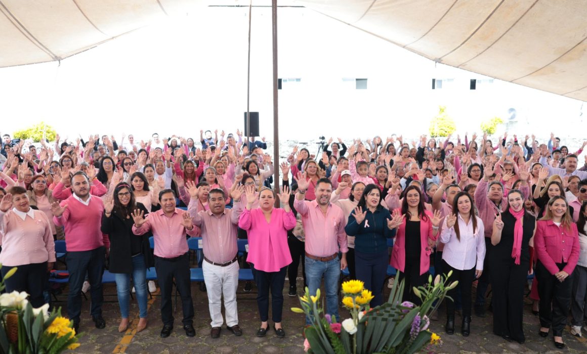 Huixquilucan dona más de 350 tratamientos contra el cáncer de mama en tres años y fortalece campañas de detección precoz