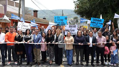 Huixquilucan finaliza la repavimentación de la carretera Huixquilucan-La Marquesa para mejorar seguridad y movilidad