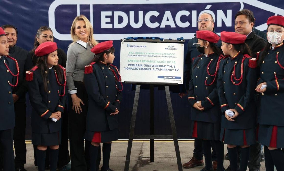Huixquilucan impulsa la educación con reparaciones y mejoras en escuelas primarias