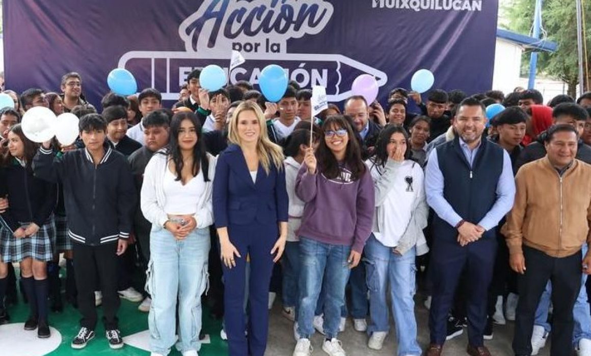 Huixquilucan impulsa la mejora educativa con rehabilitación de escuelas y entrega de mobiliario