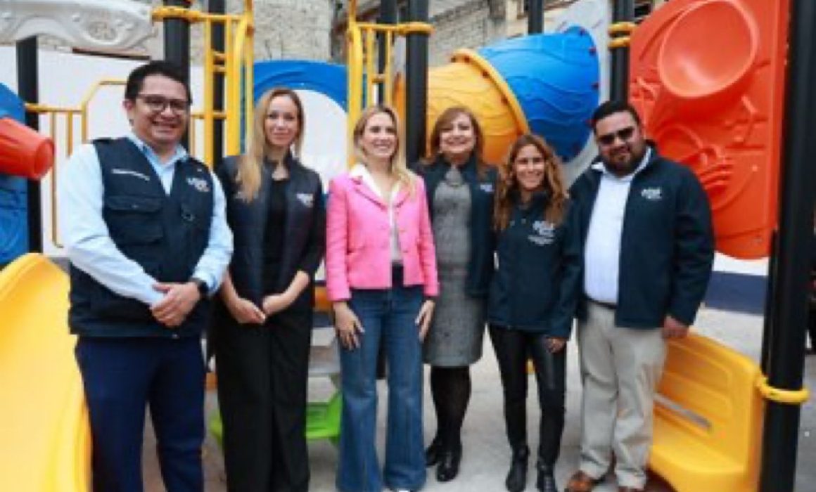 Huixquilucan inaugura un nuevo parque infantil para proteger y divertir a sus niños durante las vacaciones