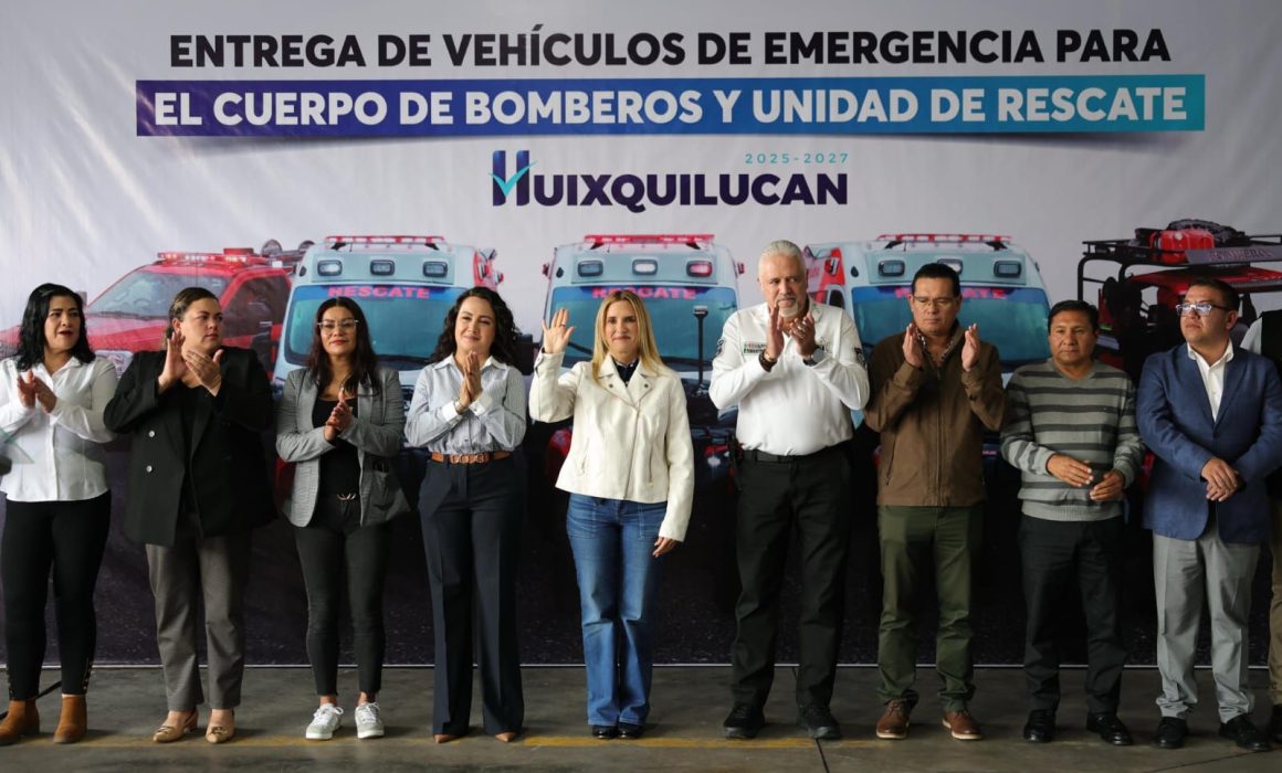 Huixquilucan refuerza su capacidad de respuesta ante emergencias con moderno equipamiento