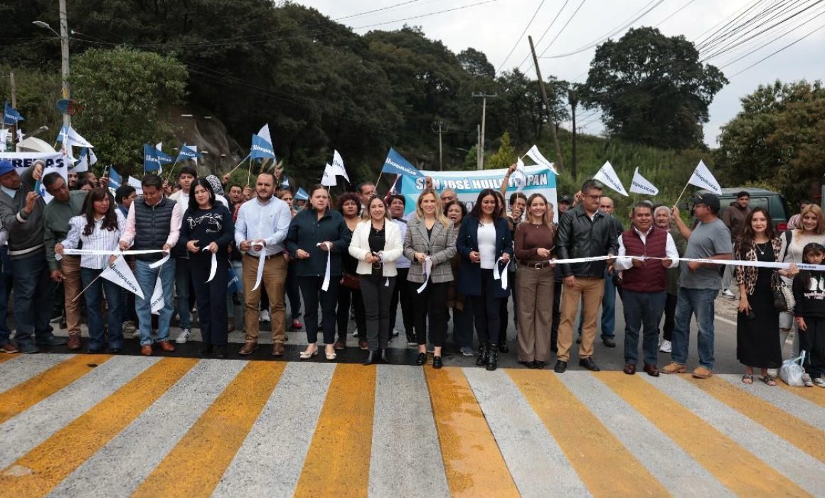 Huixquilucan refuerza su infraestructura vial con rehabilitación de carretera Río Hondo
