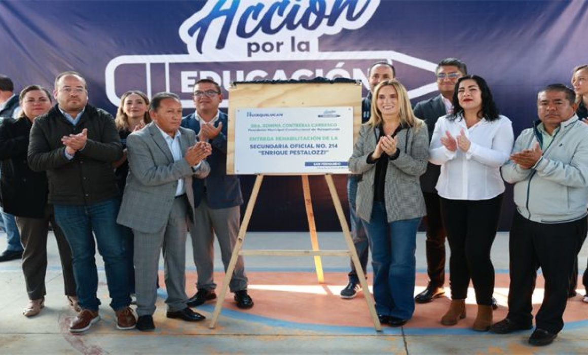 Huixquilucan renueva su infraestructura educativa para impulsar el aprendizaje y la convivencia