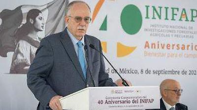 INIFAP celebra 40 años de innovación agrícola en pro de la seguridad alimentaria y sustentabilidad