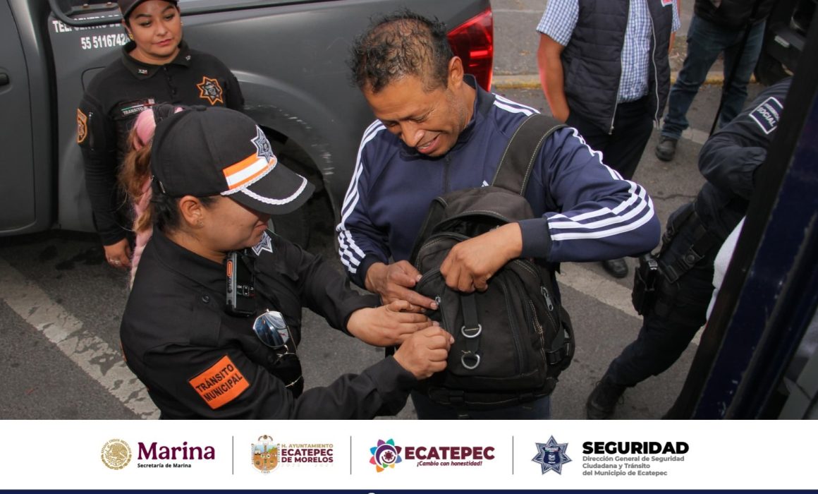 Implementan Operativo de Seguridad en Ecatepec para Combatir 'Dulceros' en Transporte Público