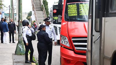 Implementan operativos en Toluca para verificar la seguridad en el transporte público en medio de incidente en Tres Caminos