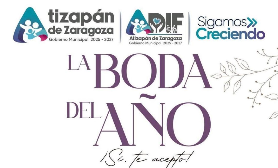 Impulsa Atizapán certeza legal con bodas colectivas