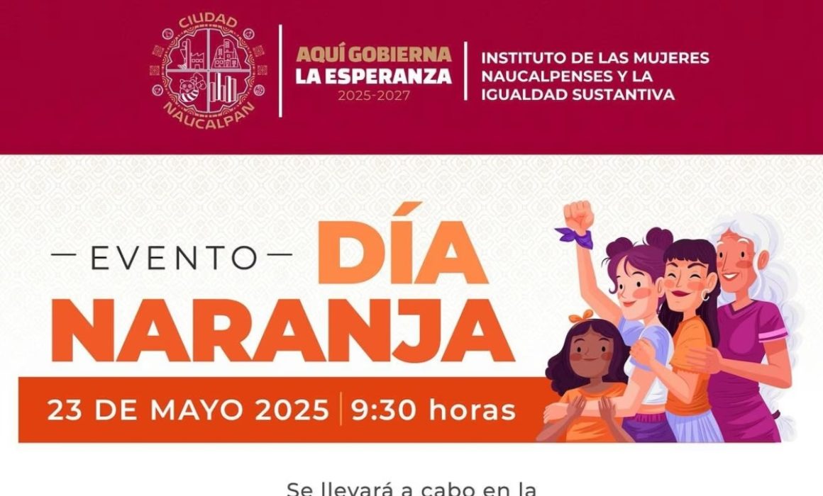 Impulsa Naucalpan acciones comunitarias por el Día Naranja