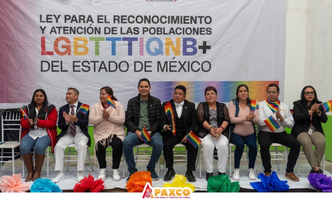 Impulsan en Apaxco un avance legal para reconocer y atender a las personas LGBT+