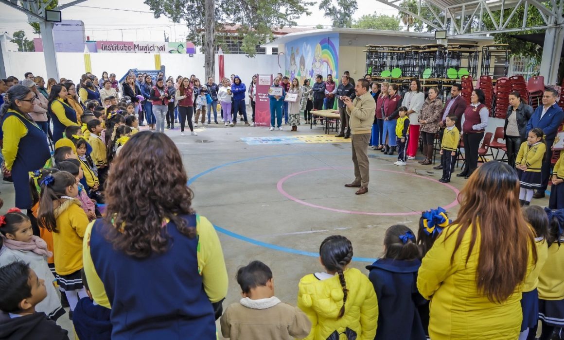 Impulsan más de 3.7 millones de pesos en mejoramiento educativo en Tonanitla y Jaltenco para fortalecer infraestructuras escolares