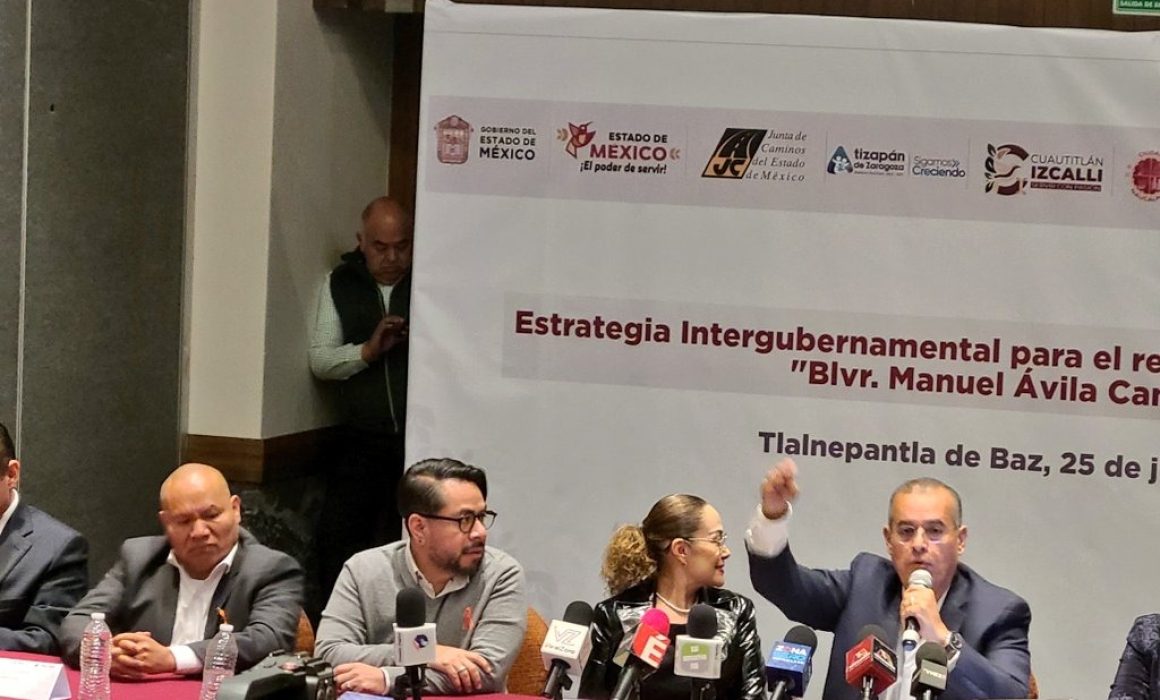 Impulsan renovación integral del Periférico Norte en Tlalnepantla mediante estrategia regional