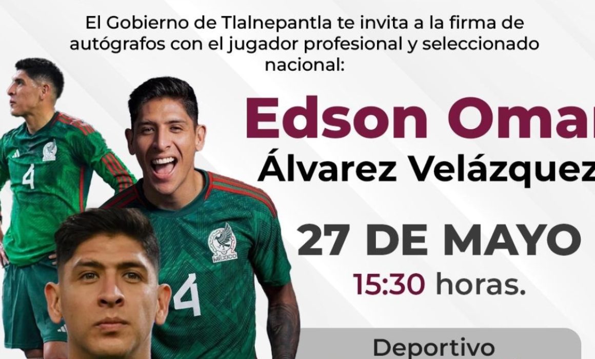 Inaugura Tlalnepantla deportivo en honor a Edson Álvarez