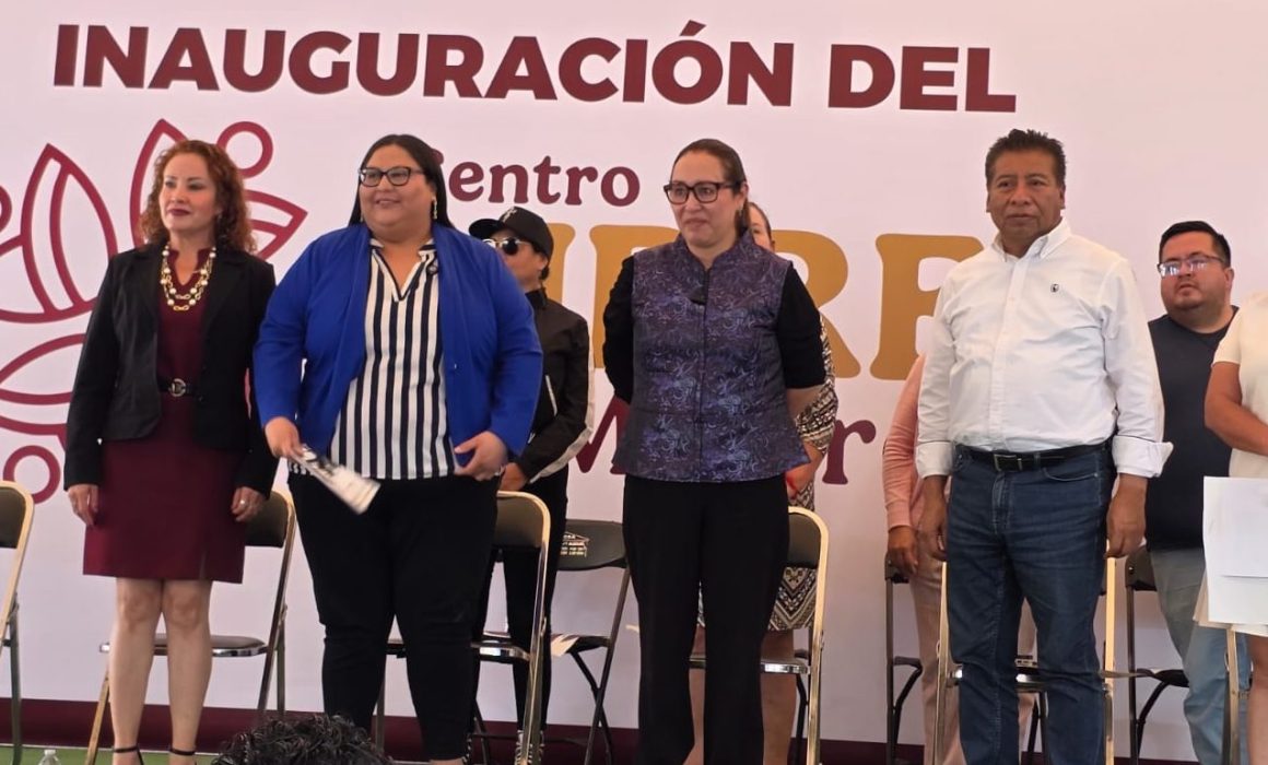 Inauguran en Ecatepec el primer Centro Libre para Mujeres en la Sierra de Guadalupe para promover derechos y autonomía femenina