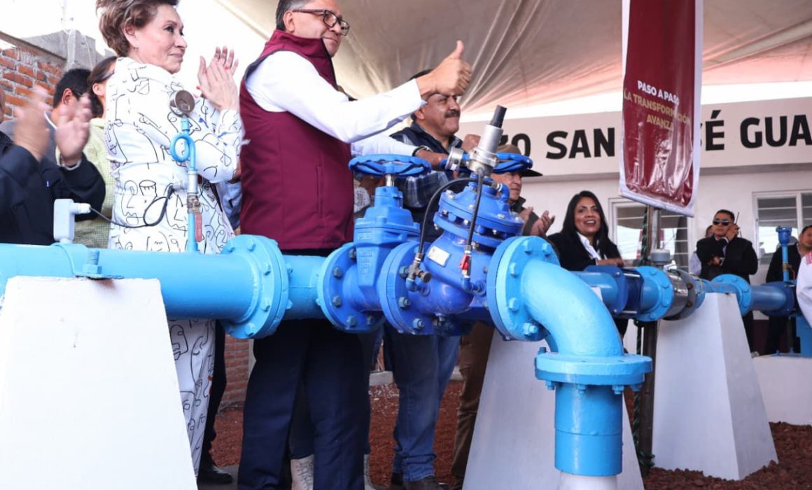 Inauguran en Toluca un pozo de agua que beneficiará a 14,400 habitantes